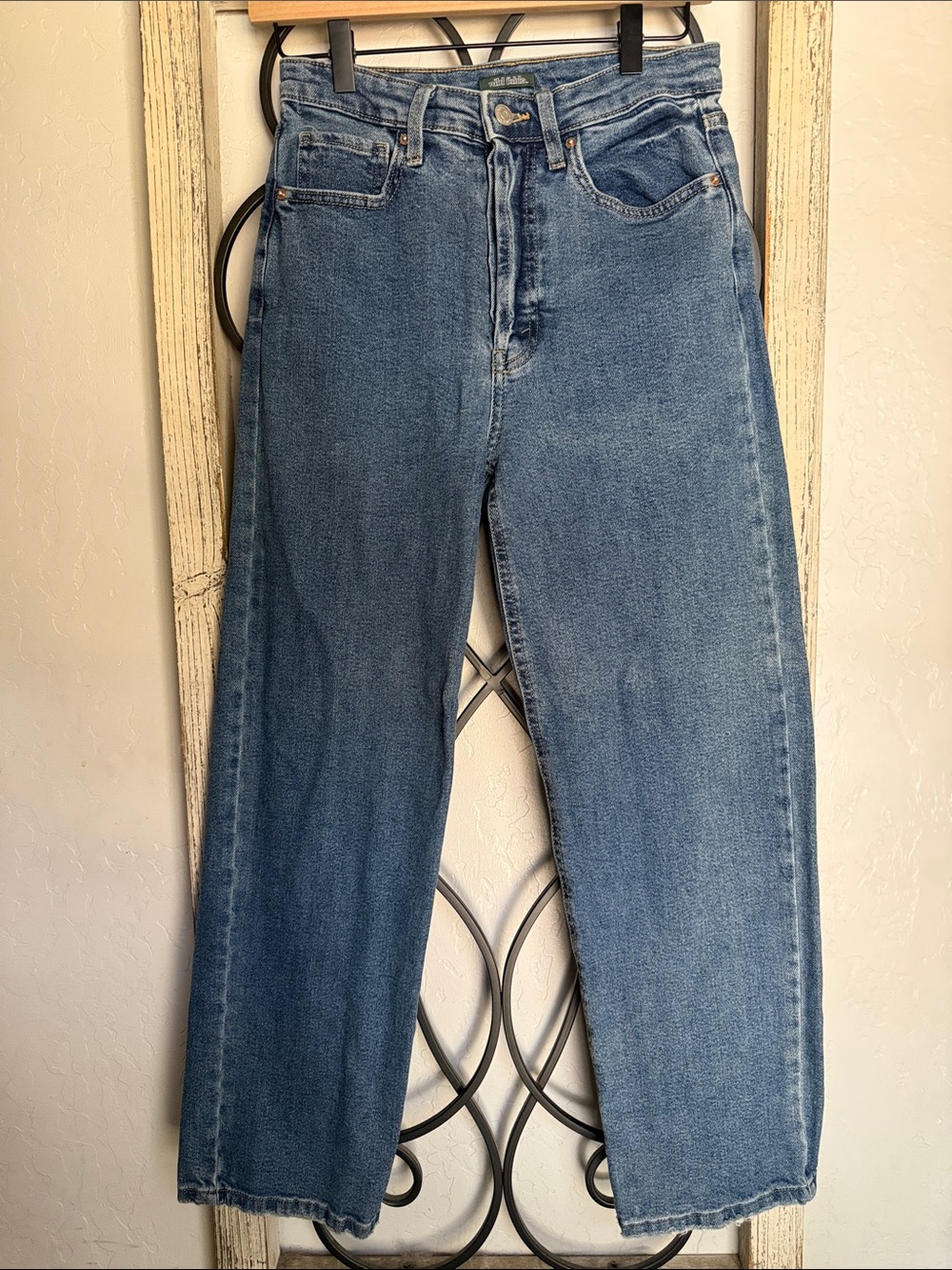 Wild Fable | Highest Rise Straight Jeans | Medium Wash | Size 2